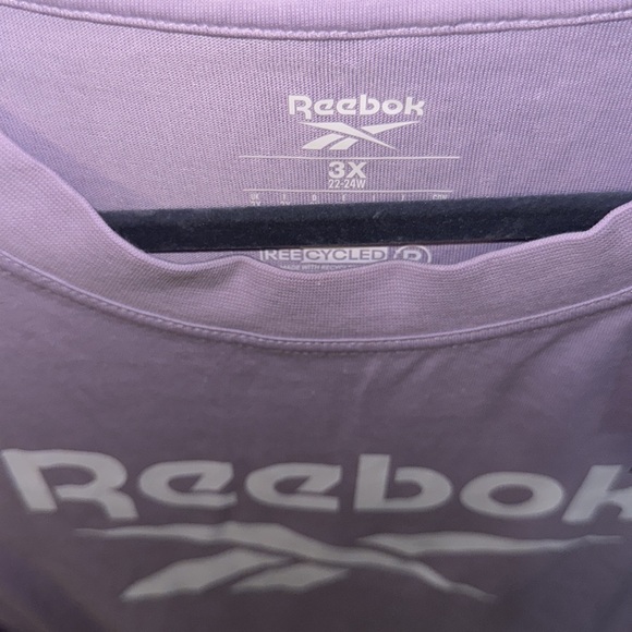 NWT Reebok lavender t shirt short sleeves training shirts size three x nice - Picture 4 of 6